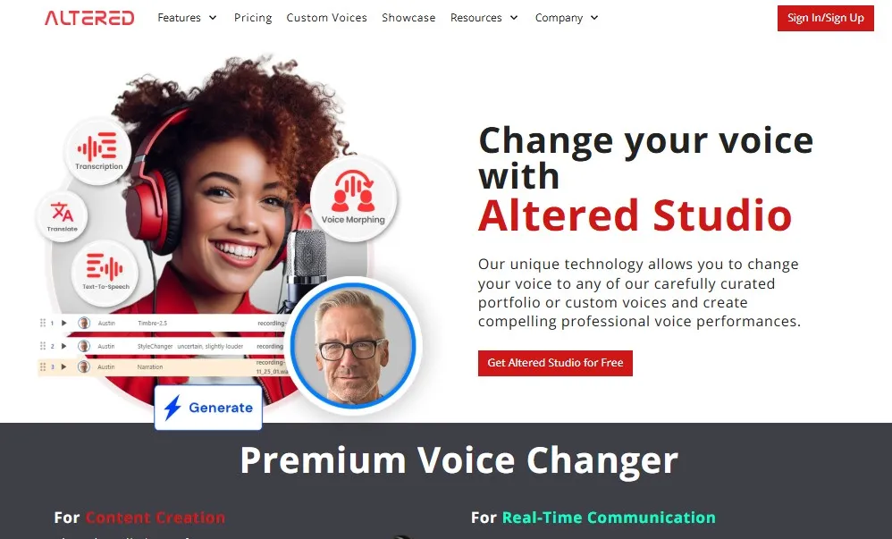 Altered Best for Narration Style Variety